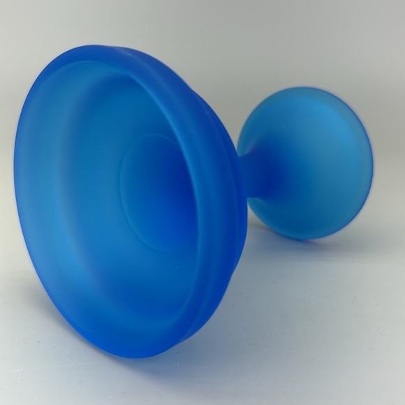 Vintage Westmoreland Cobalt Blue 
Fairy Lamp Base CandleHolder - Picture 8 of 10